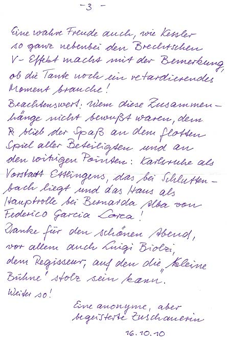 Kalle-Brief, Teil 3